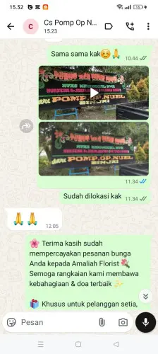 Testimonial Papan Bunga bali